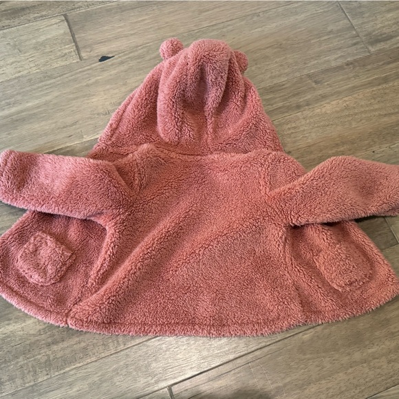 Carters fleece hooded zipper jacket, with teddy bear ears - Picture 4 of 4